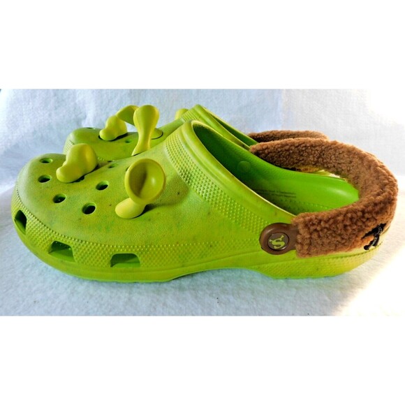DreamWorks Crocs Classic Clog “ Shrek Green Lime ” Mens Size 17Womens Size 15